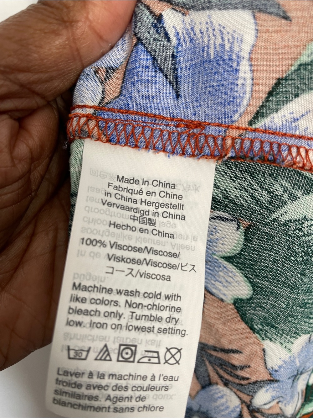 J Crew Factory Pleated Muliti Floral Tropical Button-Front Women's L Maxi Dress - Picture 6 of 7